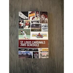 2005 St Louis Cardinals Season Schedule Busch Stadium Final Season‎ GUC